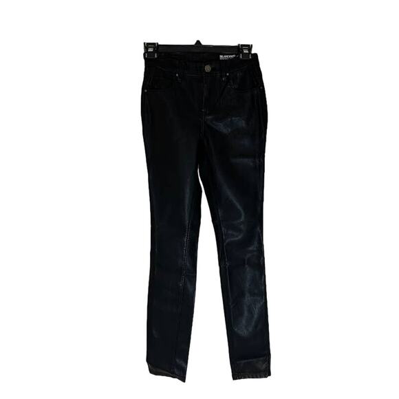 BLANK‎ NYC NWT Spoiler Alert Vegan Leather Mid Rise Skinny Moto Pants Size 24 - Picture 5 of 14